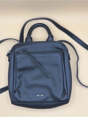 The Sak Black Pebbled Leather Crossbody Bag